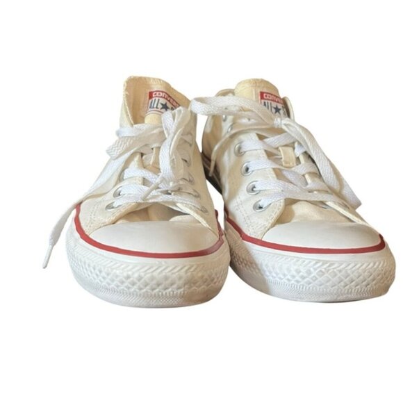 Converse Chuck Taylor All Star Low Top White Sneakers Women’s 10 / Men’s 8 - Picture 5 of 15